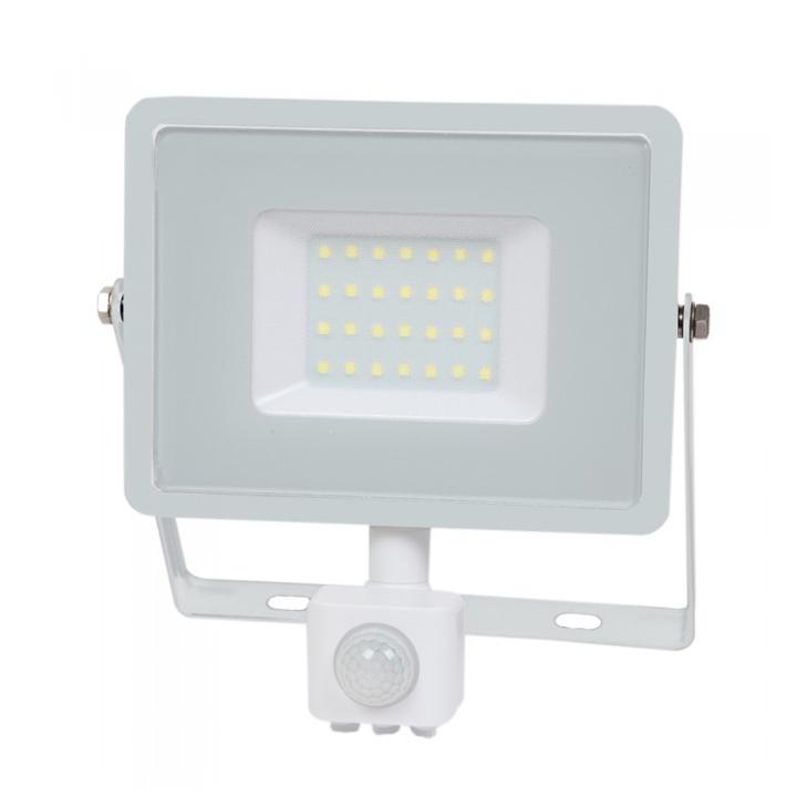 30W LED PROIETTORE CON SENSORE SAMSUNG CHIP CUT-OFF FUNZIONE CORPO BIANCO 3000K                                         