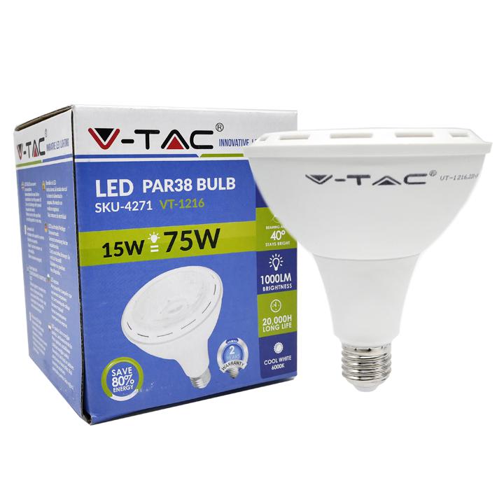LAMPADINA LED 15W PAR38 E27 BIANCO NATURALE 4500K                                                                                       