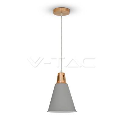 LAMPADARIO CON PORTALAMPADA BASE IN RAME COPERTURA DI SABBIA GRIGIO  220                                                