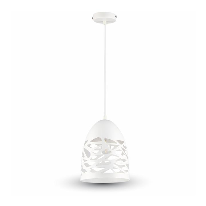 LAMPADARIO CON PORTALAMPADA MATT BIANCO