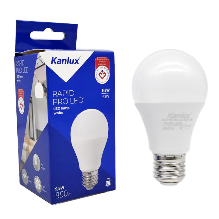 LAMPADINA A LED 9,5W E27 4000K                                                                                          
