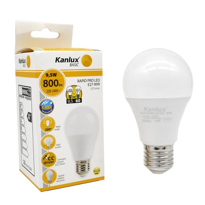 LAMPADINA A LED 9,5W E27 3000K                                                                                          