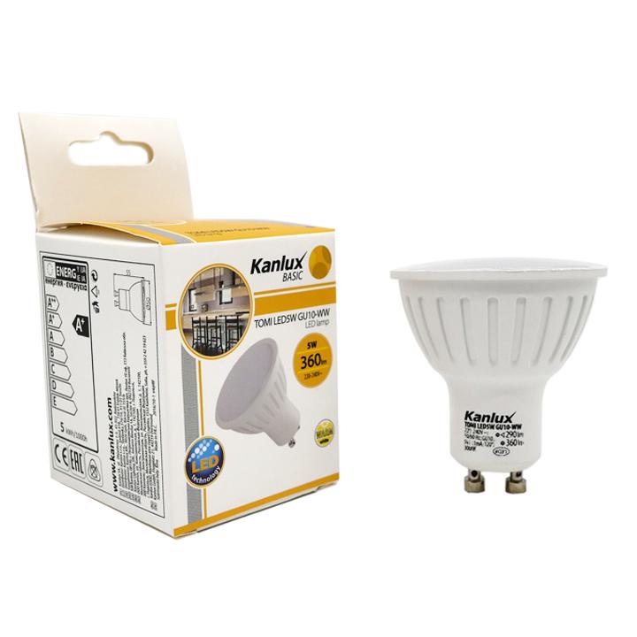 010054 TOMI LED 3W GU10 4000K         FASCIO DI LUCE 110 GRADI Naturale 