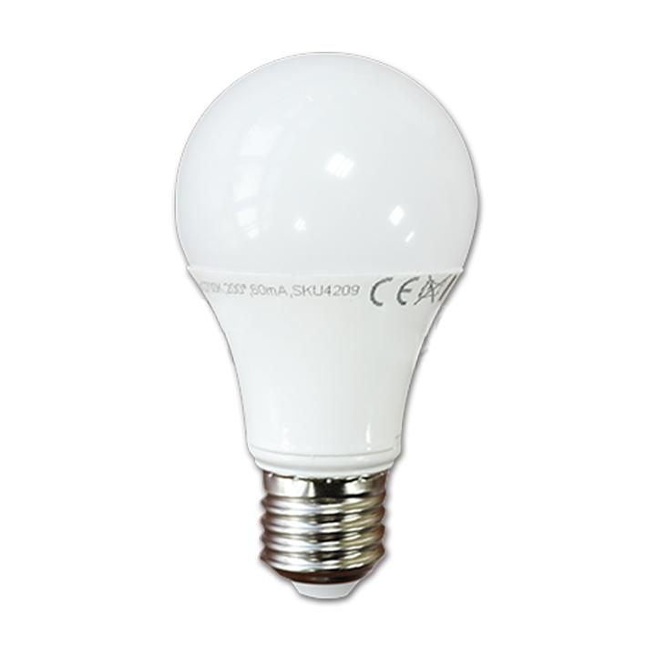 LAMPADINA LED 10W E27 A60 TERMOPLASTICOO BIANCO CALDO BLISTE 3000K                                                                      