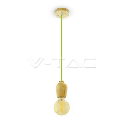 LAMPADARIO CON PORTALAMPADA CAVO VERDE                                                                                  