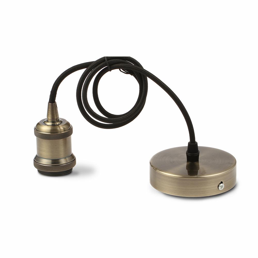 PORTALAMPADA BRONZO