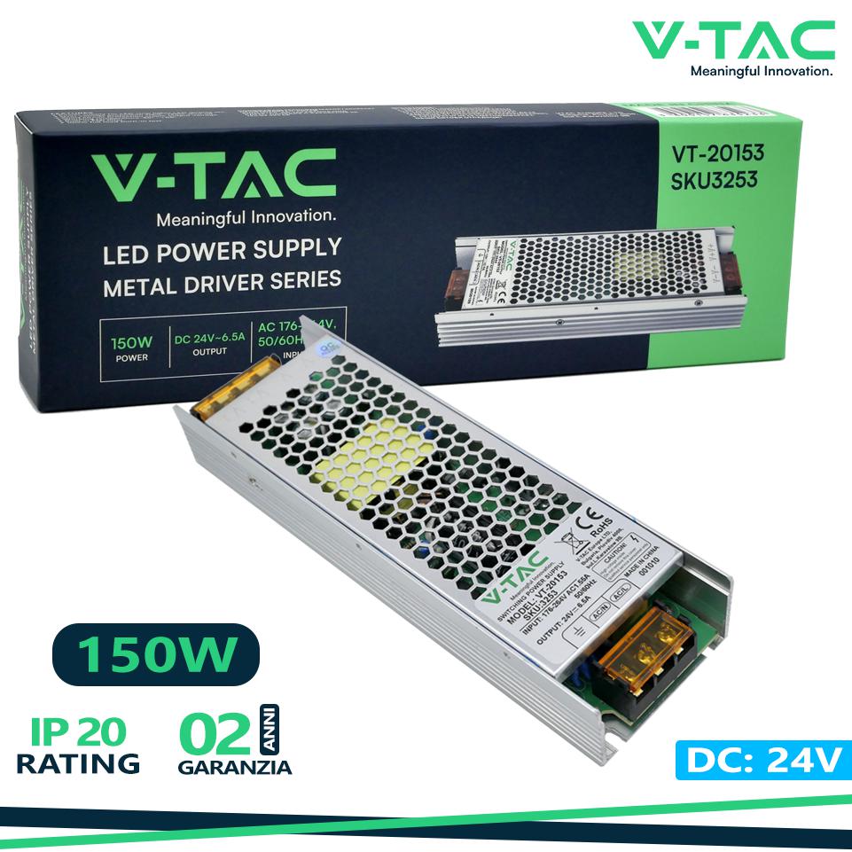 150W LED POWER SUPPLY NON-WATERPROOF  24V 6.5A IP20