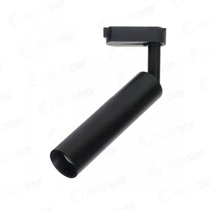 20W LED PROIETTORE PER BINARIO SAMSUNG CHIP CORPO NERO 3000K                                                            