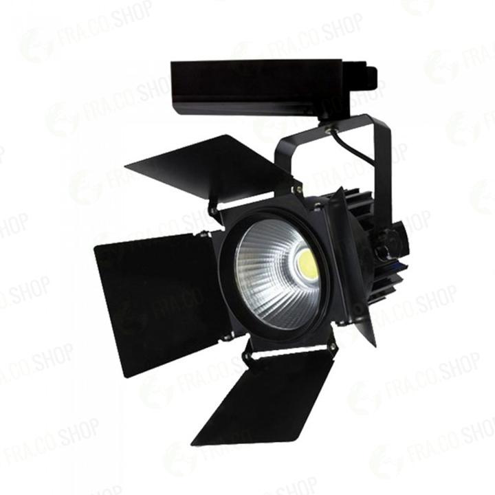 33W LED FARO PER BINARIO SAMSUNG CHIP CORPO NERO 5000K                                                                                  