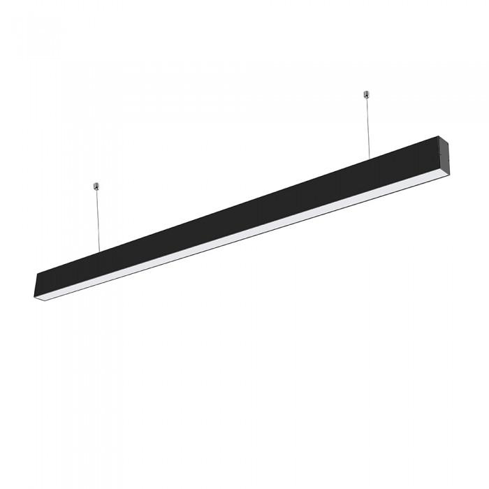 LUCE LINEARE LED SAMSUNG CHIP - 40W SOSPENSIONE CORPO NERO 4000K                                                        