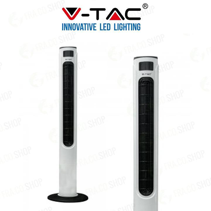 55W-LED TOWER FAN WITH TEMPARA
