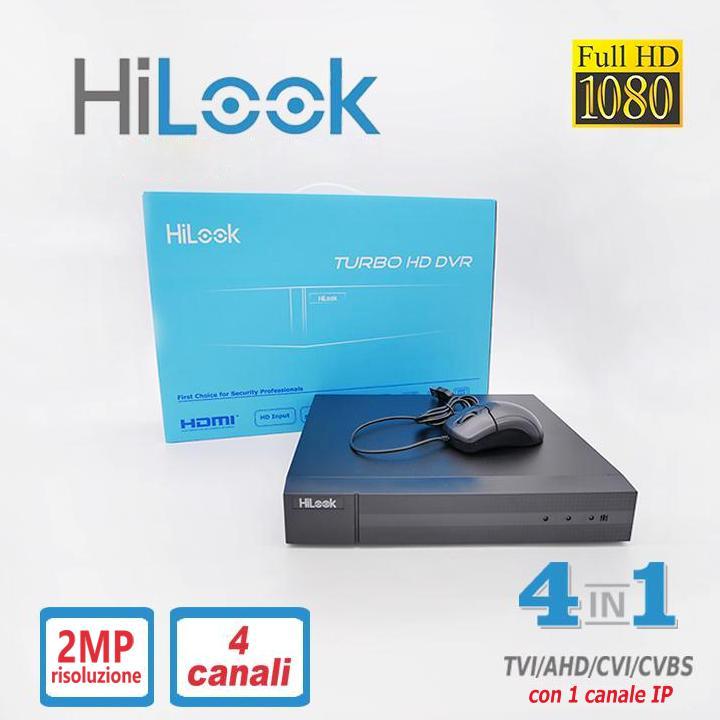 DVR-204G-F1 4CH 4 IN 1 FINO A  2MP 1-CH IP HILOOK                                                                       