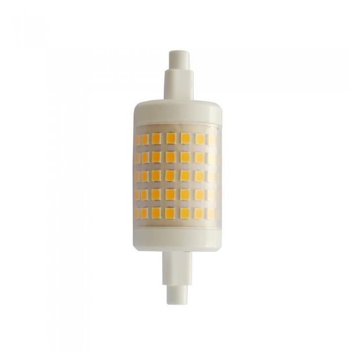 LED LAMPADINA 7W R7S 78 MM PLASTICA 3000K                                                                               