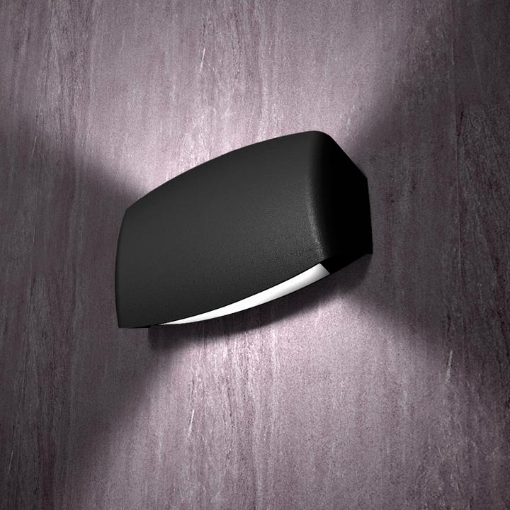 ABRAM 190 NERO TRASP LED R7S   8,5W 4000K