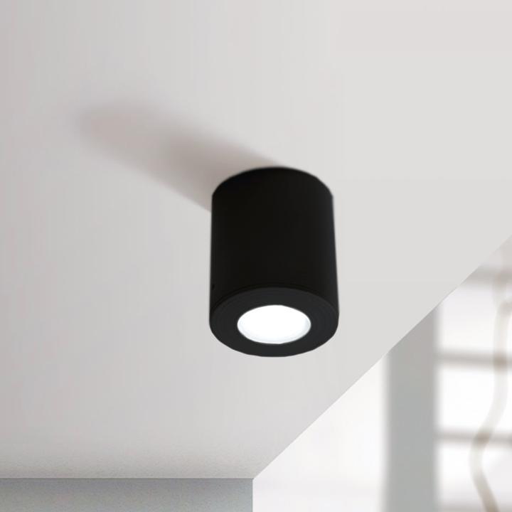 FRANCA 90 NERO GU10 LED 3,5W   4000K
