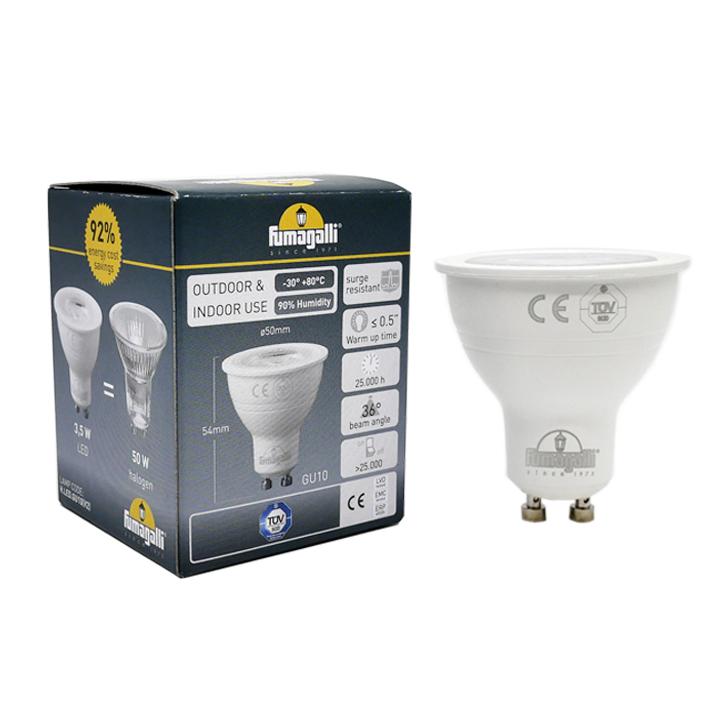 LAMPADINA GU10 3,5W LED 4000K  400LM FUMAGALLI                                                                          
