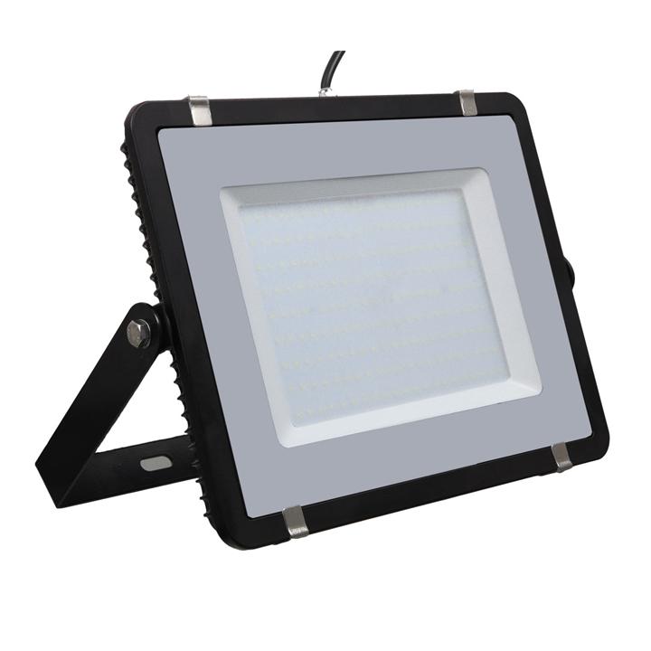 200W LED PROIETTORE SMD SAMSUNG CHIP SLIM CORPO NERO 6400K 120LM/W                                                      