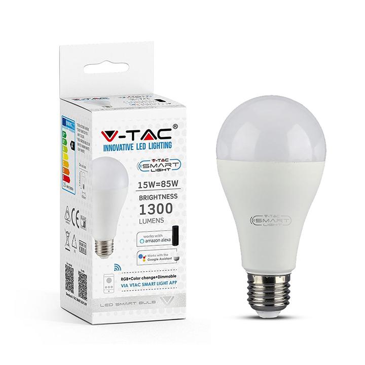 SMART BULB A65-E27-15W-LED BU LB-RGB+WW-CW                                                                              