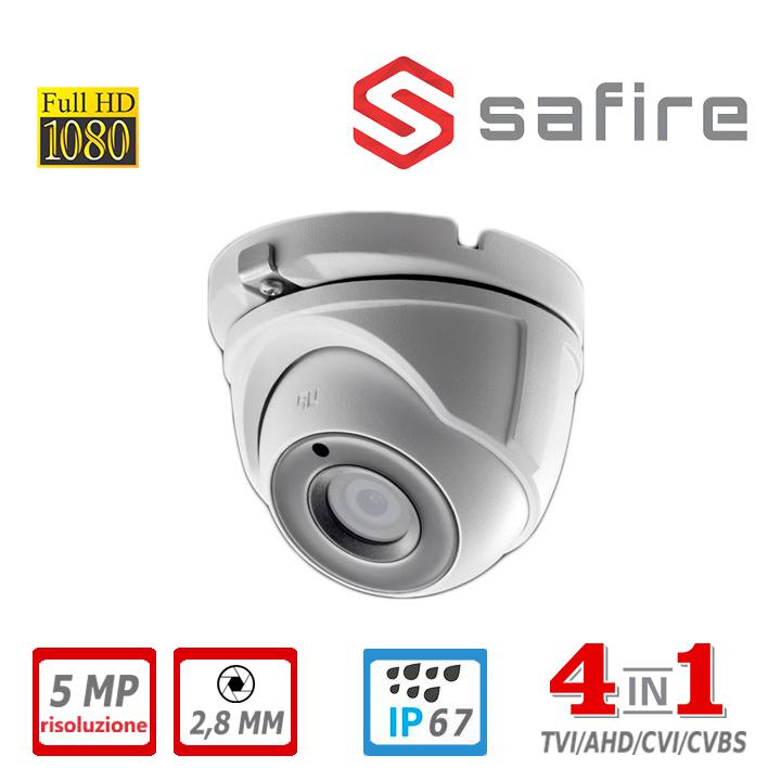 DOME 5MP  2,8MM 4IN1 IR20      SAFIRE                                                                                   