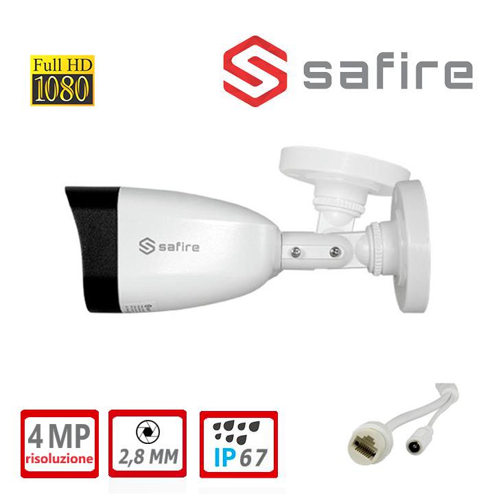 BULLET IP POE 4MP 2,8MM IR30   SAFIRE WDR                                                                               