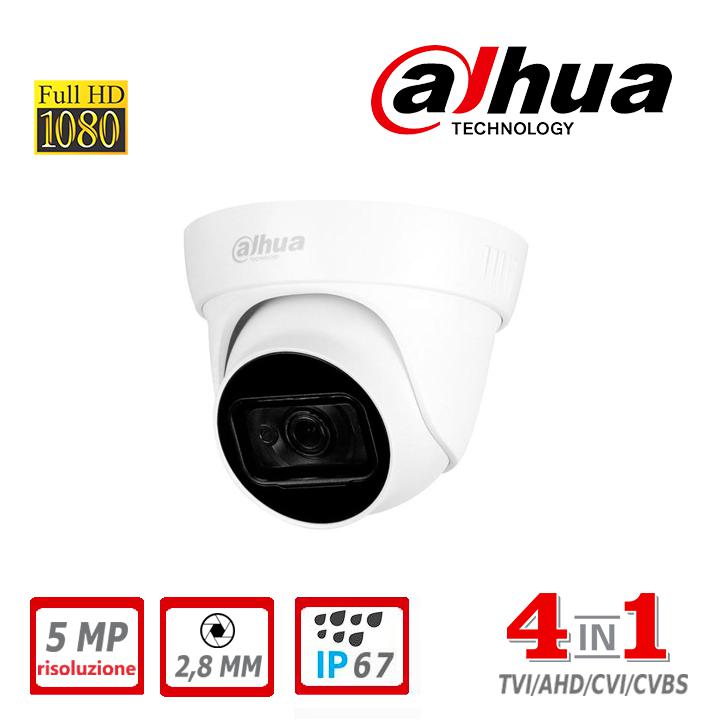 DOME 5MP 4IN1 2,8MM IR30 DAHUA TELECAMERA                                                                                               