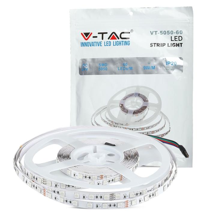 LED STRISCIA SMD5050 60 LEDS 24V RGB IP20 10M.