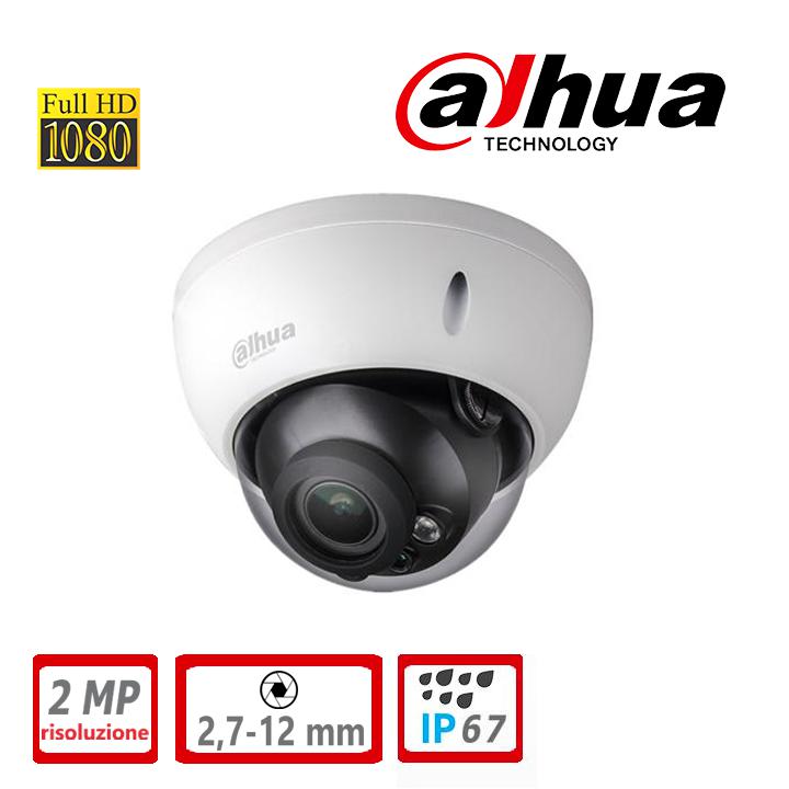 HAC-HDBW1230R-Z DOME 2MP VARIFOCAL 2,7-12MM IR30 DAHUA                                                                  
