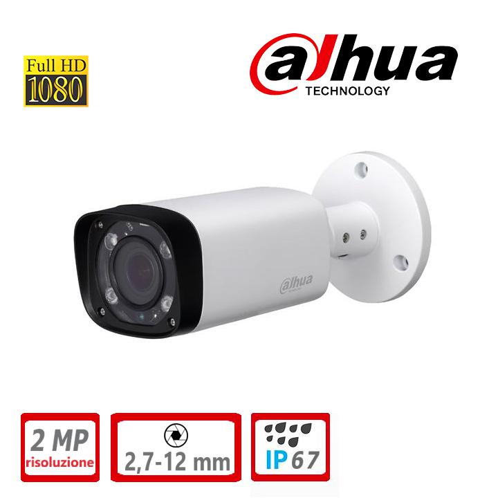 HAC-HFW1230R-Z BULLET 2MP VARIFOCAL 2,7-12MM IR60 DAHUA                                                                 