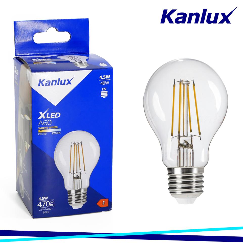 LAMPADINA A LED A60 E27 4,5W   2700K