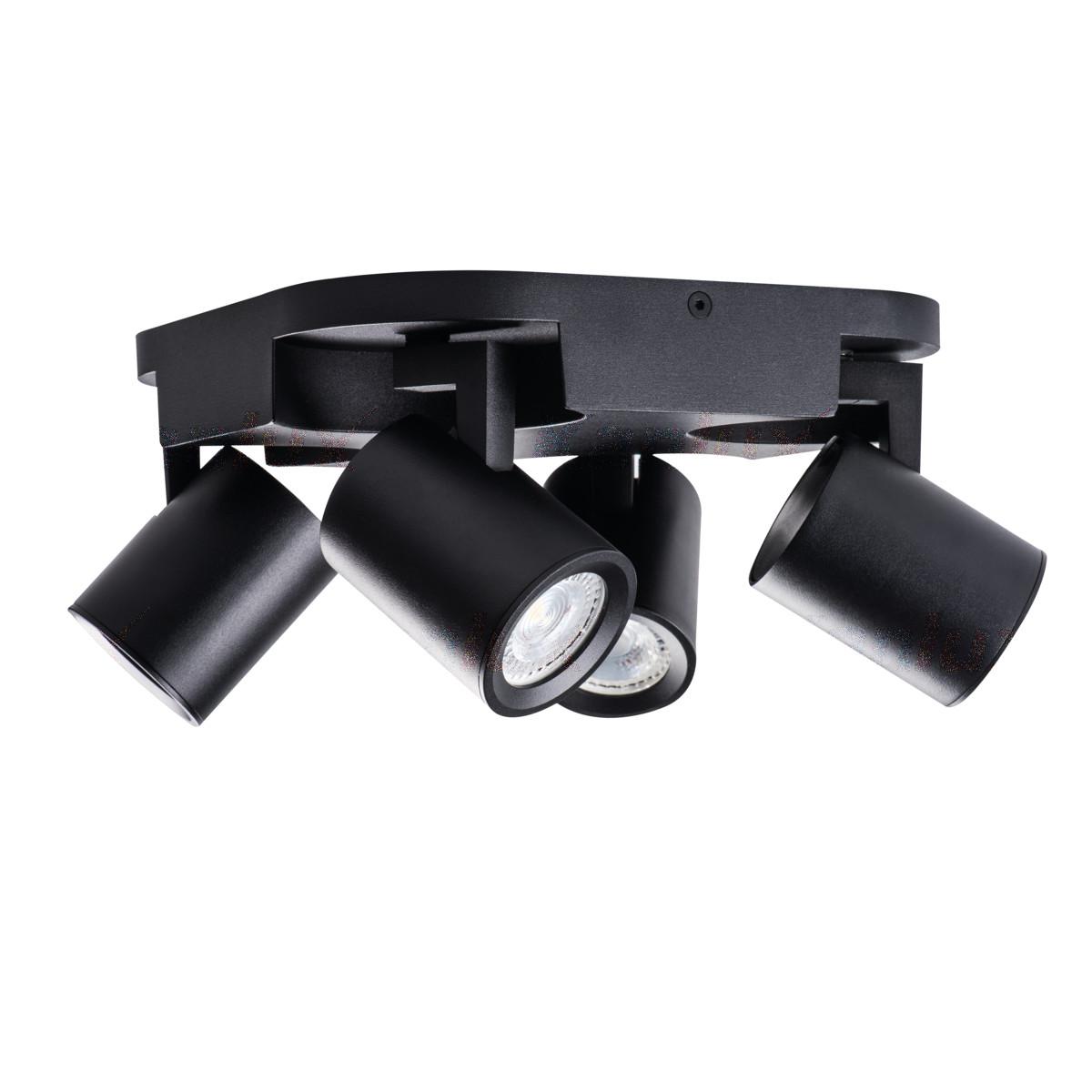 LAURIN EL-40 APPLIQUE 310 BLACK GU10 KANLUX - KANLUX                                                                    