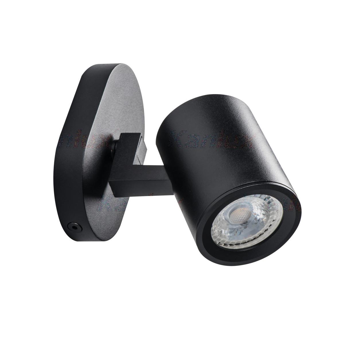 LAURIN EL-1O APPLIQUE 310 BLACK GU10 KANLUX - KANLUX                                                                    