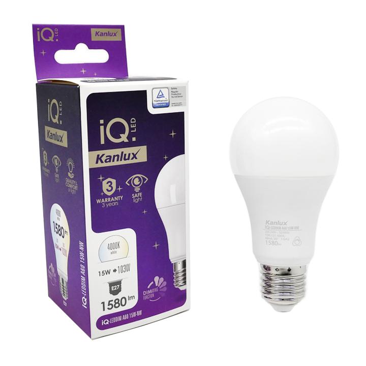 LAMPADINA A LED 15W E27 4000K DIMMERABILE IQ-LED