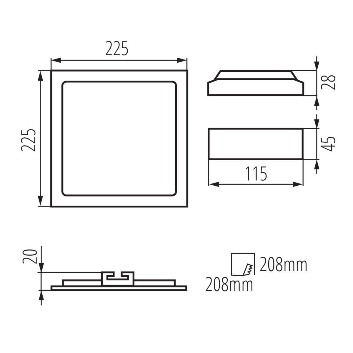 KATRO V2LED 18W-NW-SN                                                                                                                   