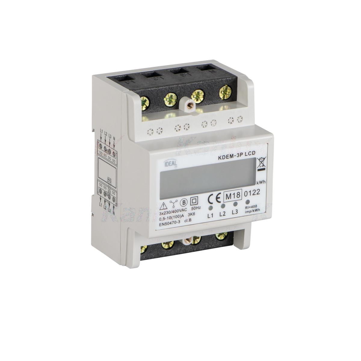 KDEM-3P LCD CONTATORE CONSUMO  3P