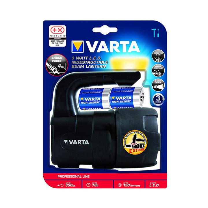 INDESTRUCTIBLE BL20 INCL.4BATT.C IPX4 VARTA                                                                             