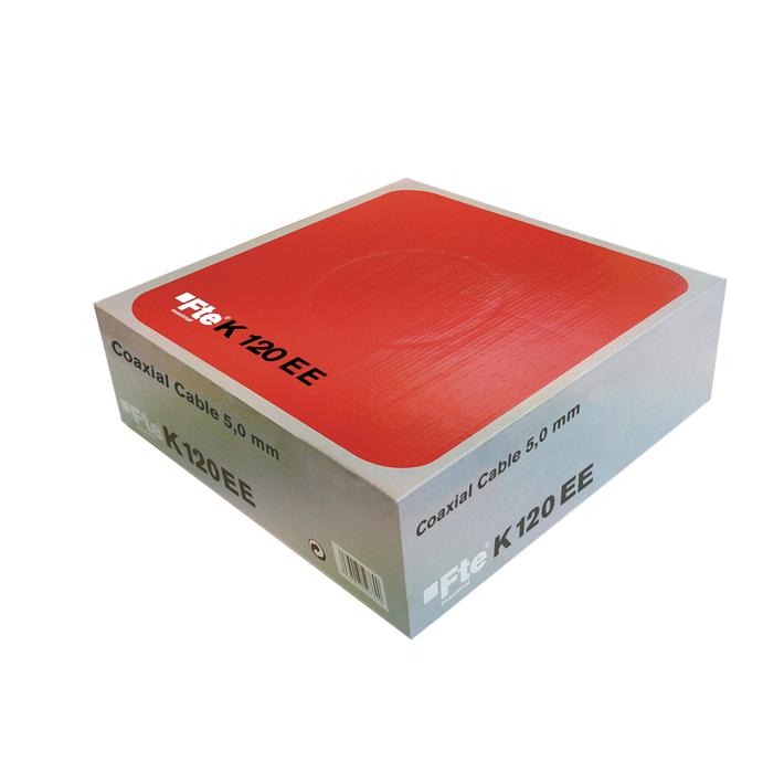 K120EE CAVO ANTENNA COAX 5MM  PVC BOX DA 100MT
