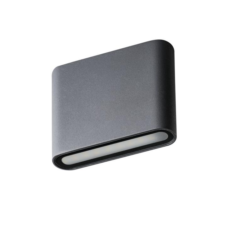 APPLIQUE PER FACCIATA A LED SERIE GARTO COLORE GRAFITE