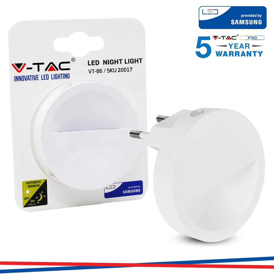 LED NIGHT LIGHT WITH SAMSUNG CHIP 3000K ROUND                                                                           