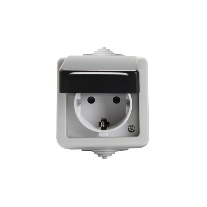 PRESA DI CORRENTE SCHUKO CON PROTEZIONE CONTATTI TEKNO
