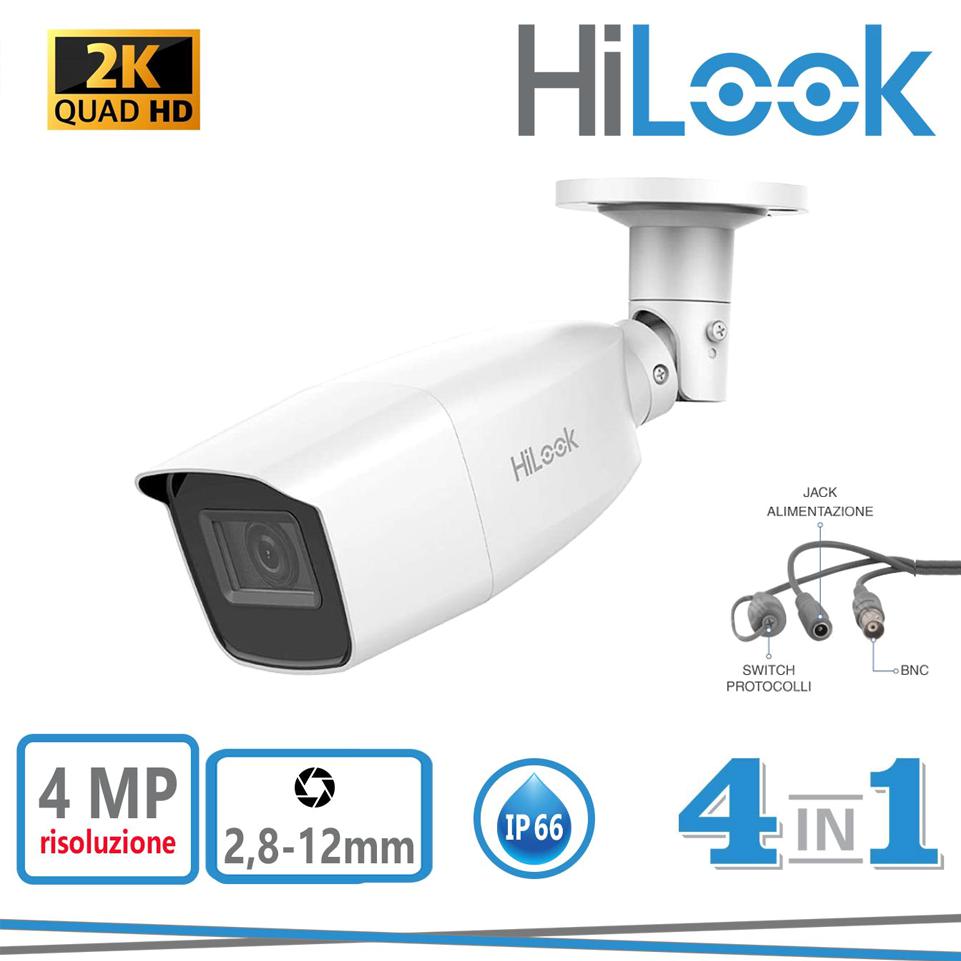 THC-B340-VF BULLET 4MP 2,8-12MM VARIFOCAL IR40 HILOOK