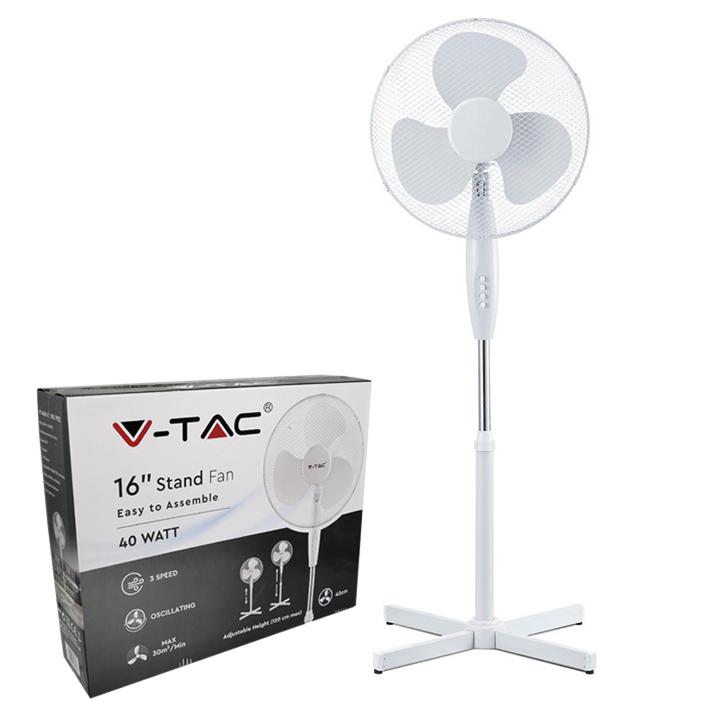 VENTILATORE DA 40W BASE A CROCE 600MM 4 PULSANTI 3 PALE                                                                                 