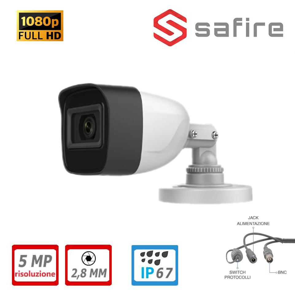 SF-B022P-5PTVI BULLET 5MP 2,8MM IR20 SAFIRE                                                                             