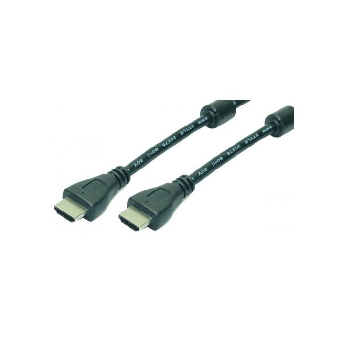 CAVO HDMI, 2X HDMI MASCHIO  BLACK, 10MT LOGILINK                                                                        