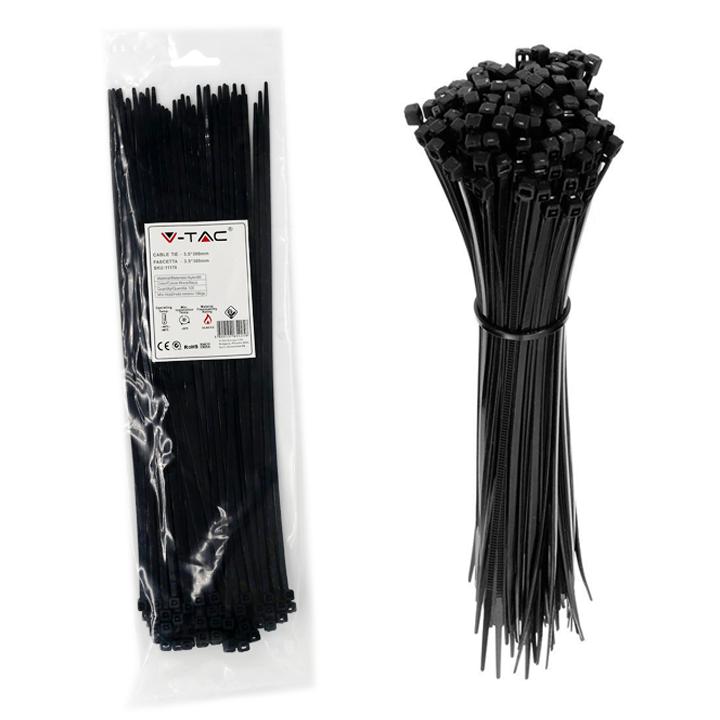 CABLE TIE-3.5*300MM- BLACK     CONF. 100 PZ                                                                             
