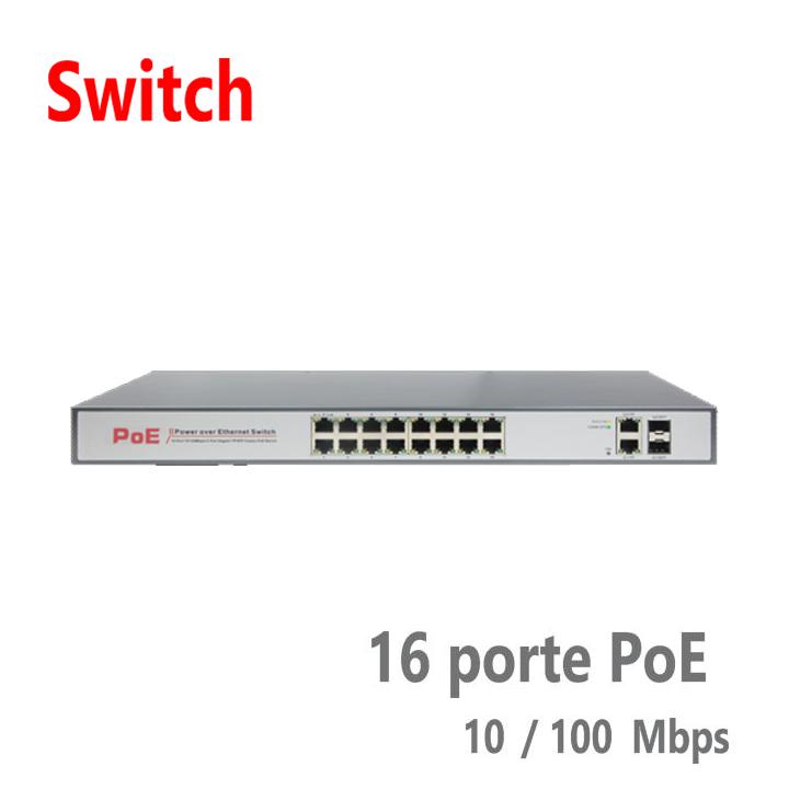 SW1816POE-C-250-B 16CH POE     10/100MBPS 250W                                                                          