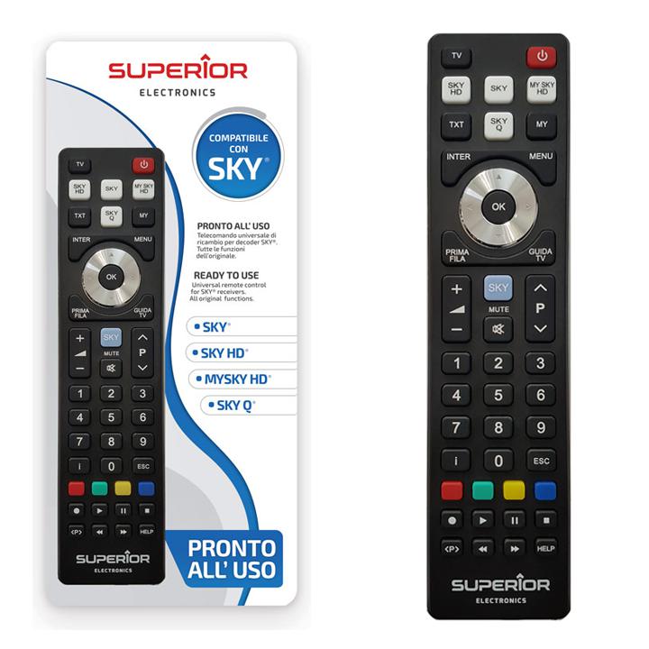 TELECOMANDO UNIVERSALE PER SKYHD MY-SKY SKY-Q SUPERIOR