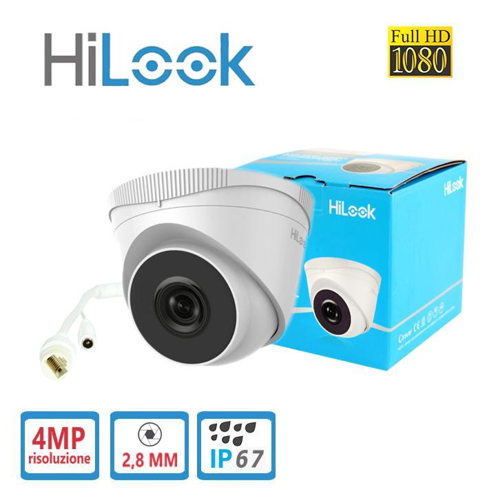Telecamera IP HiLook IPC-T240 4MP 2,8MM IP IR30 IP67 HILOOK
