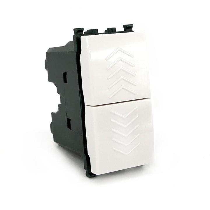 DOPPIO PULSANTE 622B/VMR-PLN BIANCO