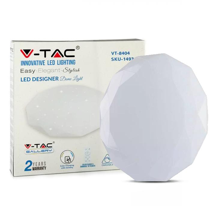 LED 20W/40W/20W DESIGNER DOMELIGHT WITH REMOTE CONTROL- CCT