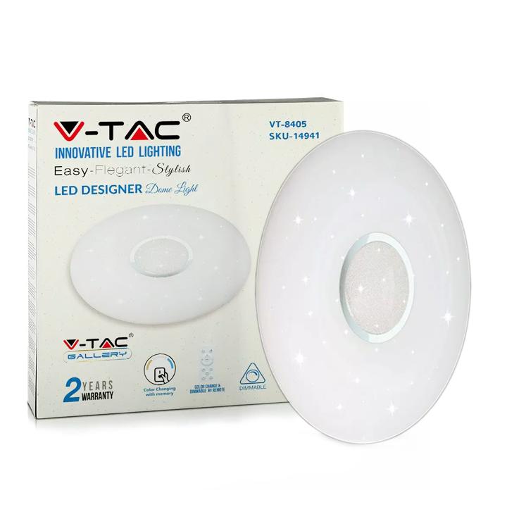 LED 20W/40W/20W DESIGNER DOMELIGHT WITH REMOTE CONTROL- CCT                                                             